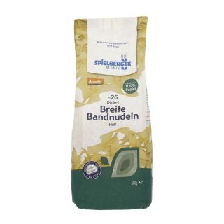Dinkel Bandnudeln, breit 18 mm